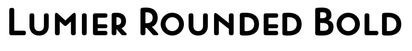 Lumier Rounded Bold